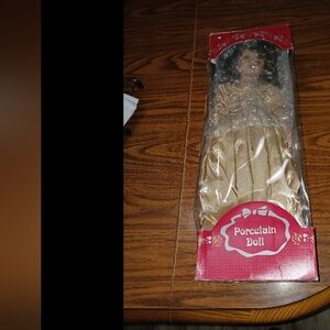 Vintage International Silver Company Porcelain Doll In Original Box